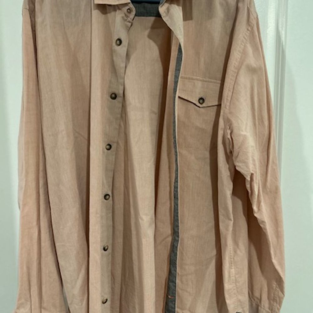 TRUE MEASURE  BUTTON DOWN MEN SHIRT 2XL